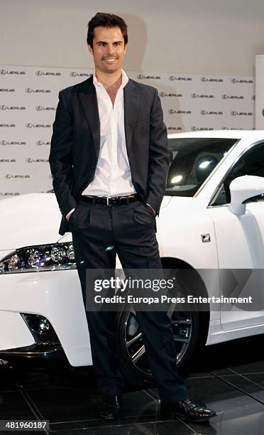 Curi Gallardo attends the presentation of Lexus CT 200h Hibrid on April 1, 2014 in Madrid, Spain.