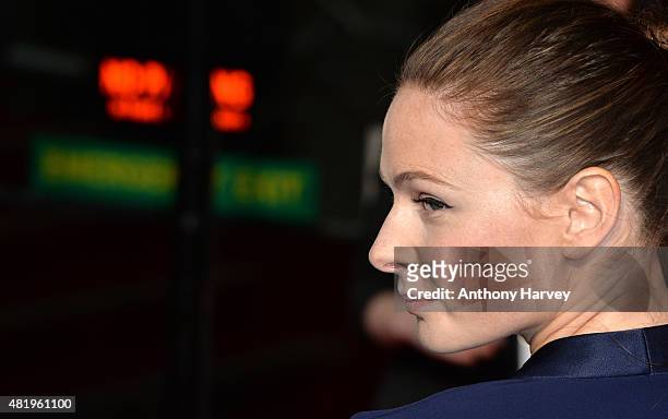 Rebecca Ferguson attends an exclusive screening of "Mission: Impossible Rogue Nation" at BFI IMAX on July 25, 2015 in London, England.