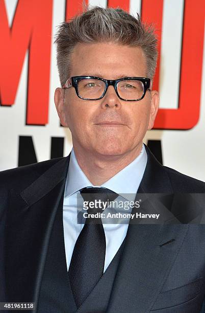 Christopher McQuarrie attends an exclusive screening of "Mission: Impossible Rogue Nation" at BFI IMAX on July 25, 2015 in London, England.