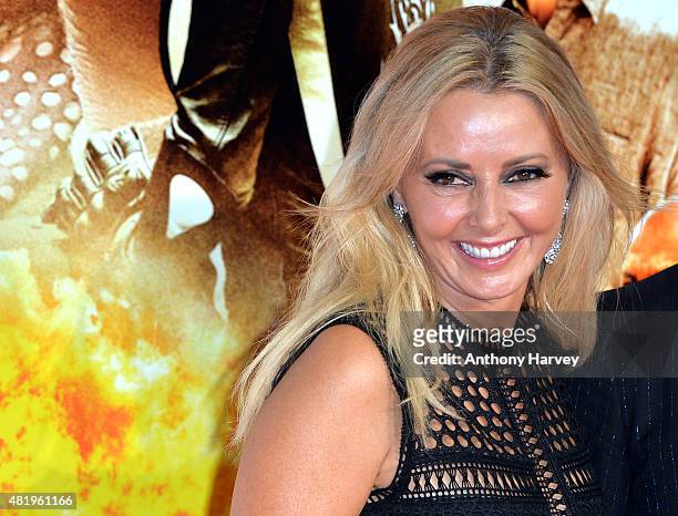 Carol Vorderman attends an exclusive screening of "Mission: Impossible Rogue Nation" at BFI IMAX on July 25, 2015 in London, England.
