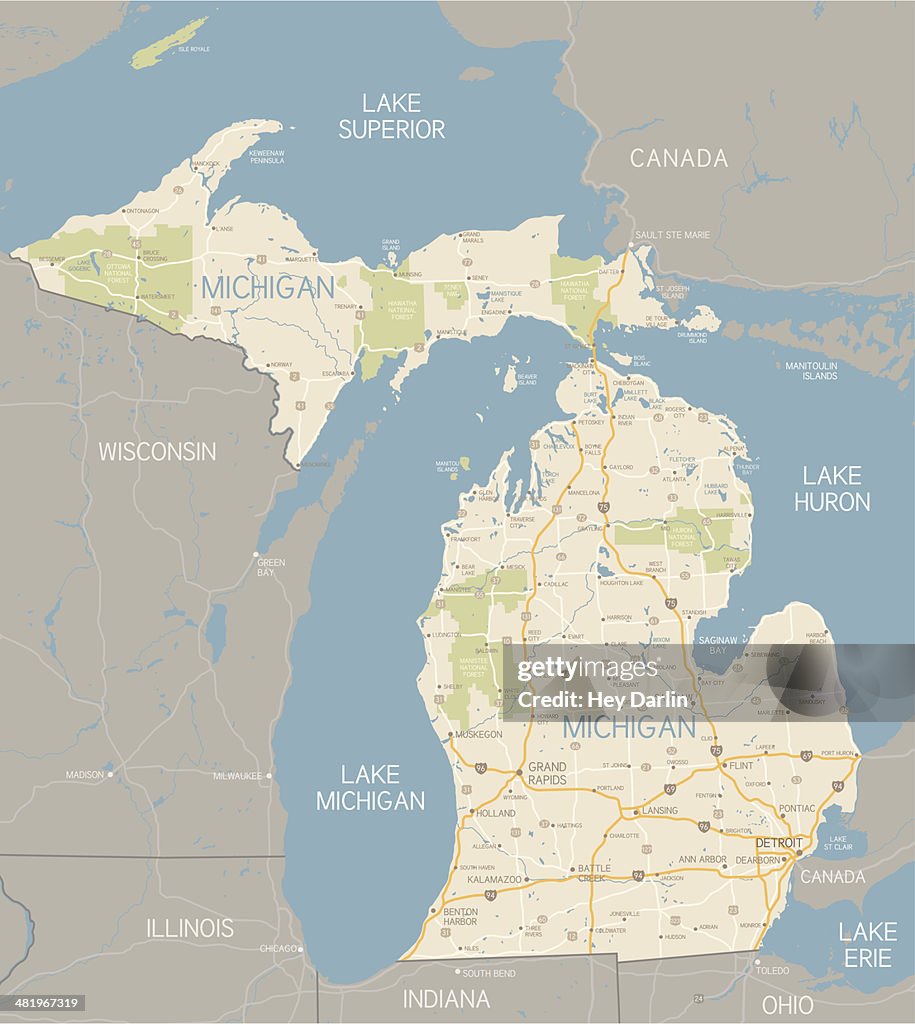 Michigan Map