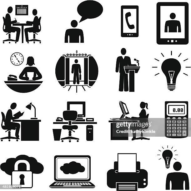 business infographics design elements - home security camera stock illustrations