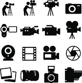 Camera Icons - Black Series
