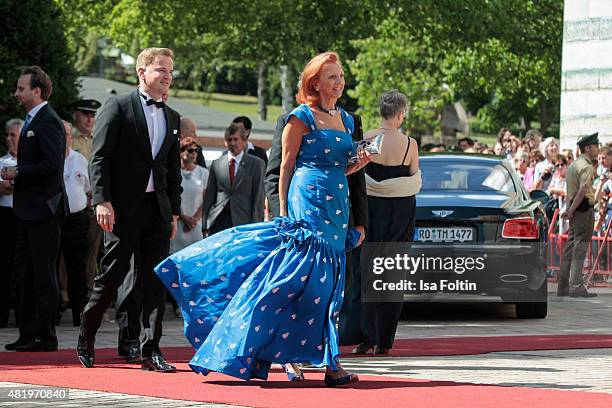 Marina Meggle attends the Bayreuth Festival 2015 Opening on July 25, 2015 in Bayreuth, Germany.