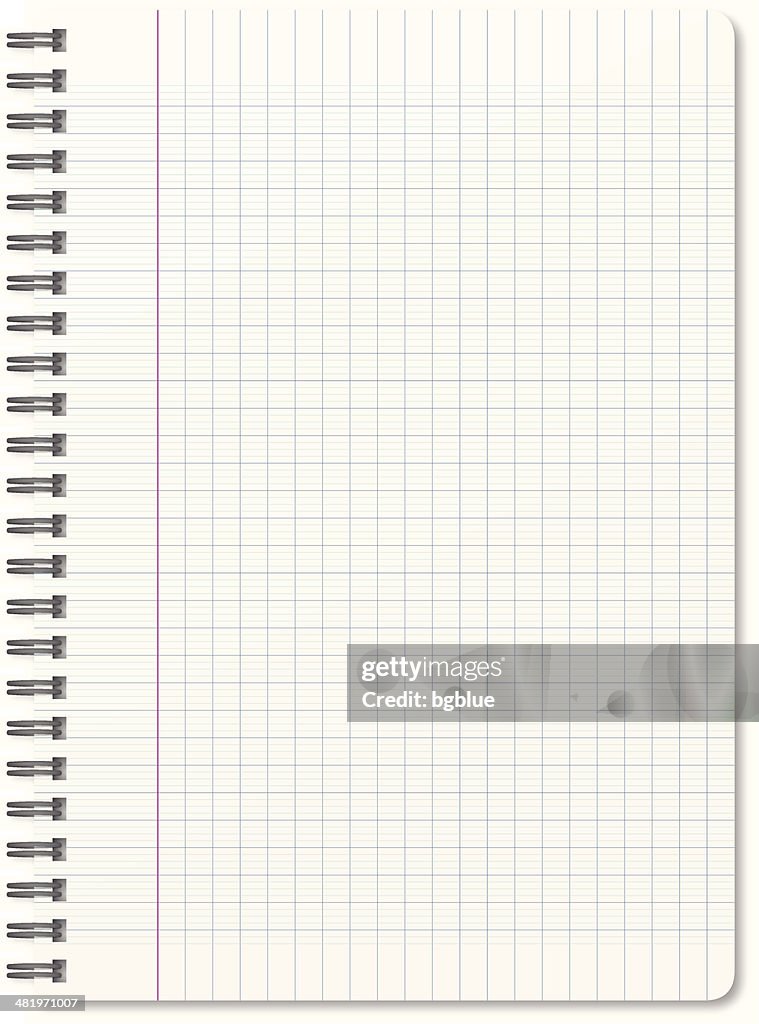 Notepad Layout Blank Blank Notepad High-Res Vector Graphic - Getty Images