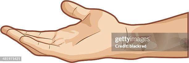 stockillustraties, clipart, cartoons en iconen met outreaching - grijpen