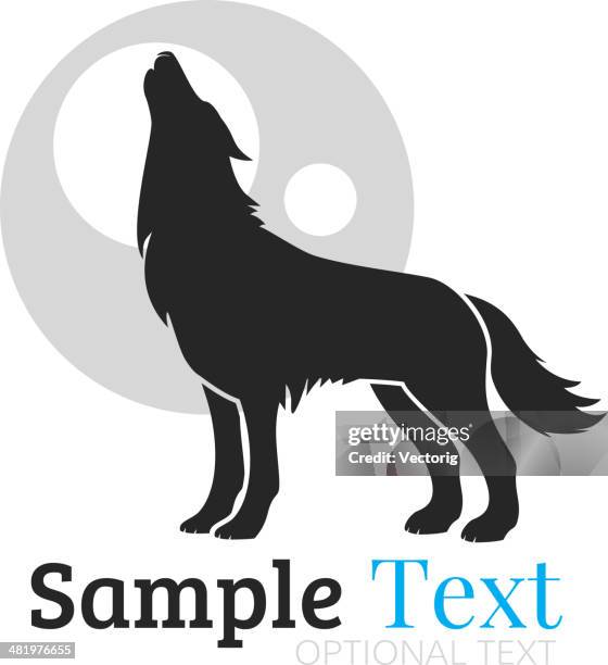 stockillustraties, clipart, cartoons en iconen met wolf - wolf