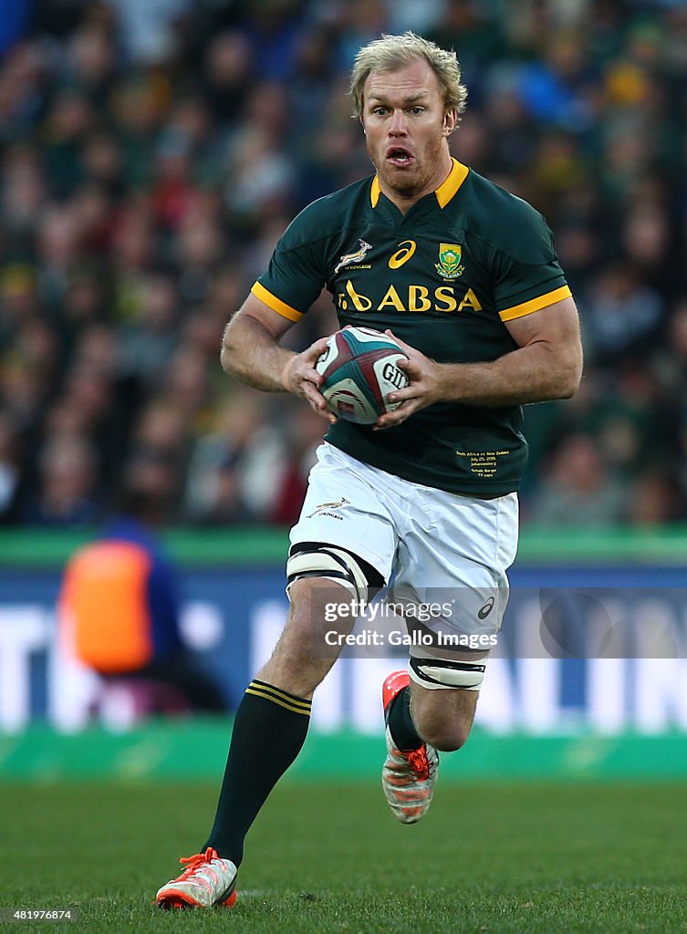 Shalk Rugby Schalk Burger of South Africa during The Castle Lager Rugby... News ...
