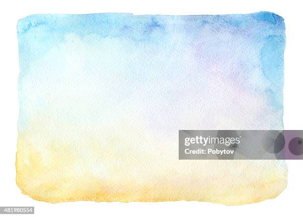 watercolor frame - watercolor background stock illustrations