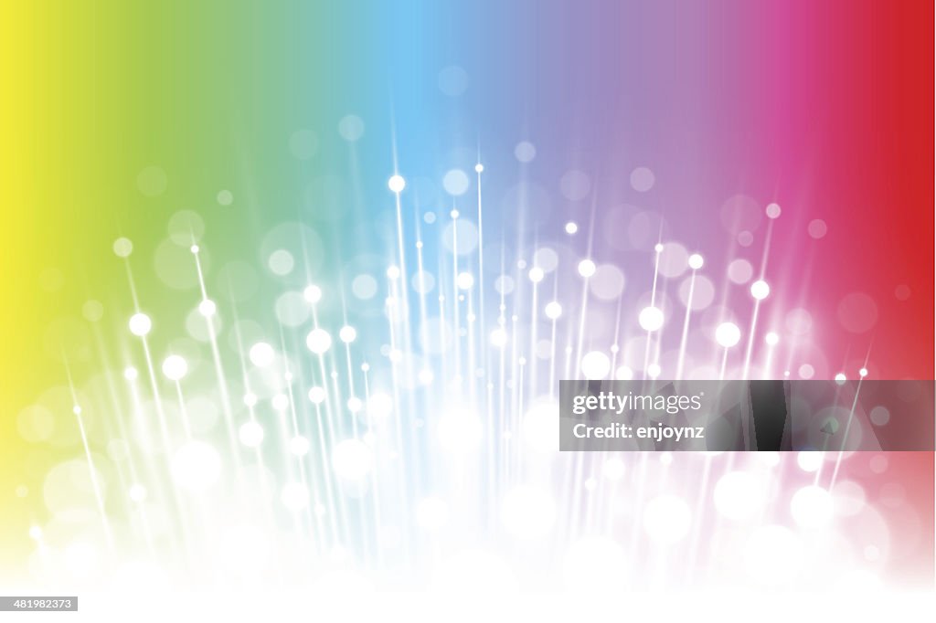 Sparkling rainbow background