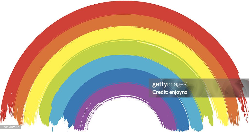 Vibrant rainbow