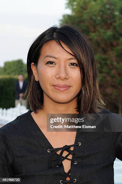 May Kwok attends The REVOLVE Hamptons House on July 25, 2015 in Sagaponack, New York.