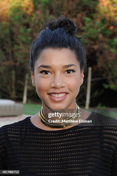 Hannah Bronfman attends The REVOLVE Hamptons House on July 25, 2015 in Sagaponack, New York.