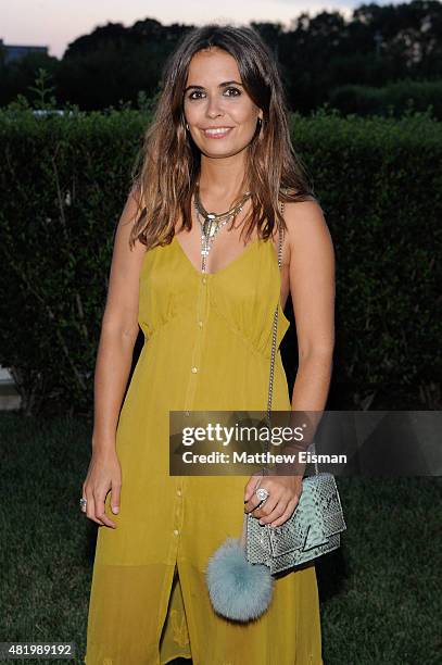 Sara Escudero attends The REVOLVE Hamptons House on July 25, 2015 in Sagaponack, New York.