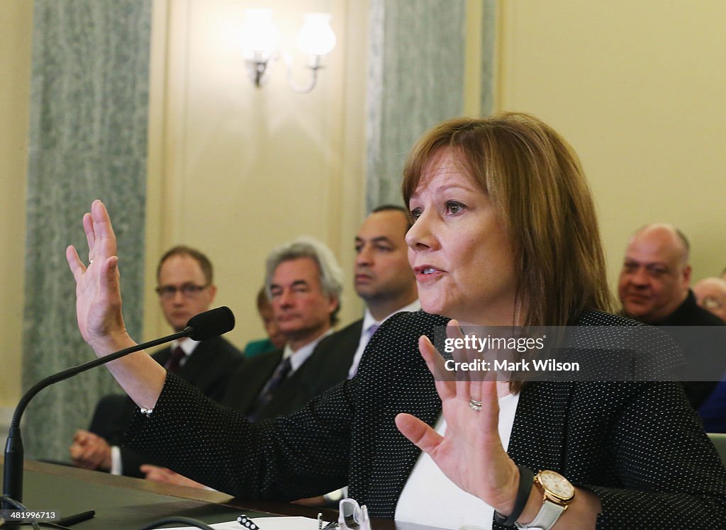 GM CEO Mary Barra Testifies At Senate Hearing On GM Recall