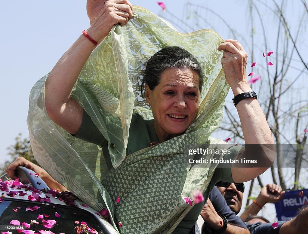 Sonia Gandhi Files Nomination In Raebareli