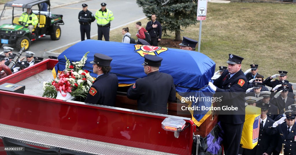 Funeral For Boston Fire Lt. Edward Walsh Jr.