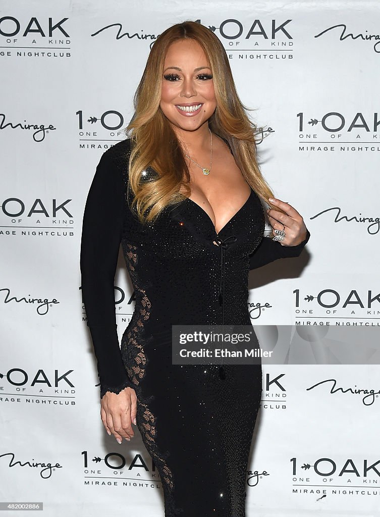 Mariah Carey At 1 OAK Nightclub At The Mirage