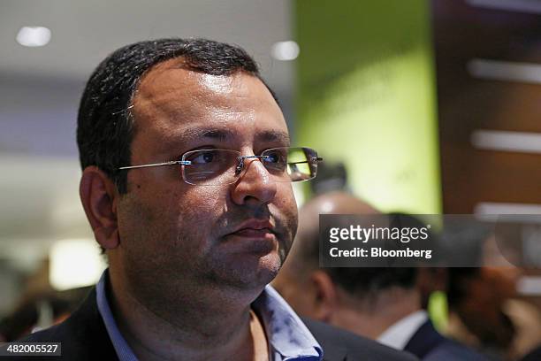Cyrus Mistry, chairman of Tata Group, attends the opening of Croma's 101st electronics megastore, operated by Tata Group's Infiniti Retail unit, in...