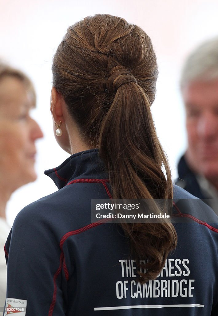 The Duke And Duchess Of Cambridge Attend The America's Cup World Series