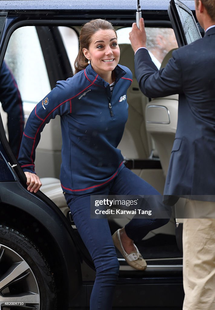 The Duke And Duchess Of Cambridge Attend The America's Cup World Series