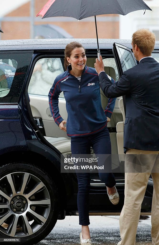 The Duke And Duchess Of Cambridge Attend The America's Cup World Series