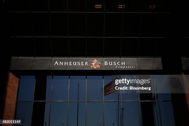 The Anheuser-Busch Budweiser Brewery stands in St. Louis, Missouri, U.S., on Tuesday, April 1, 2014. Anheuser-Busch InBev NV, the worlds biggest...