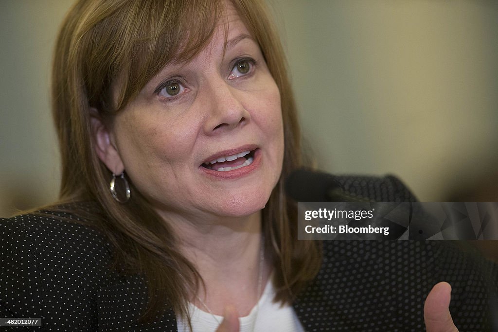 GM CEO Mary Barra Testifies At Senate Consumer Protection Panel Over Recall