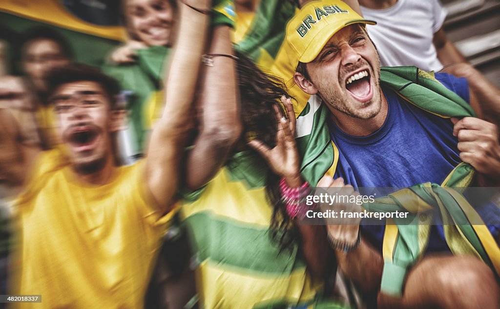 ブラジルのサポーターはスタジアム