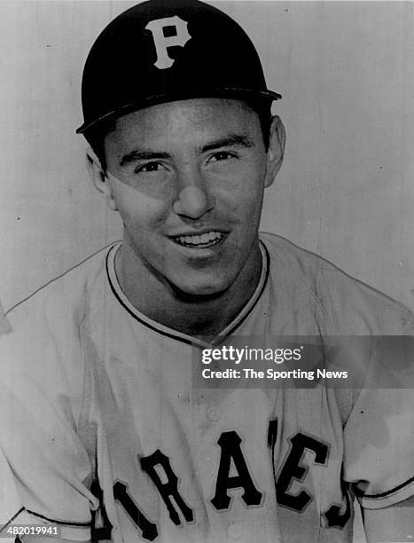 Bill Mazeroski of the Pittsburgh Pirates circa 1950s.