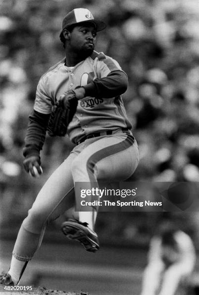 Floyd Youmans of the Montreal Expos pitches circa 1980s