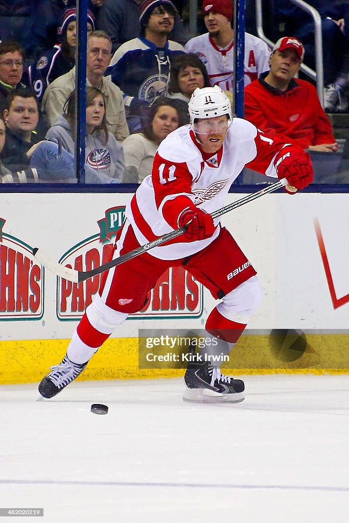 Detroit Red Wings v Columbus Blue Jackets