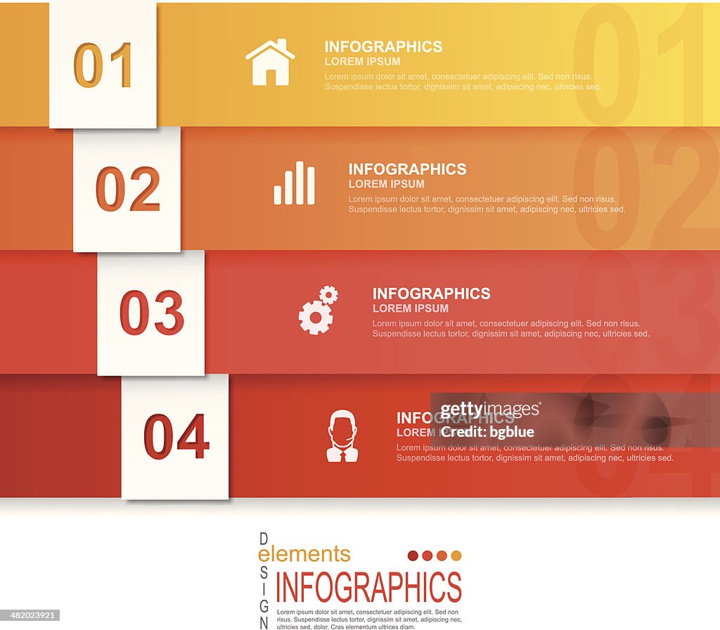 Abstract infographics