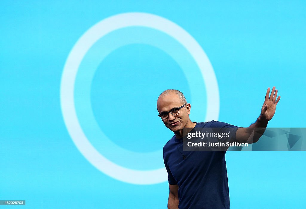 Satya Nadella Delivers Opening Keynote At Microsoft Build Conference