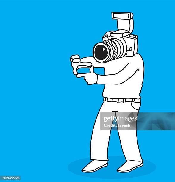 camera man - photographer stock illustrations