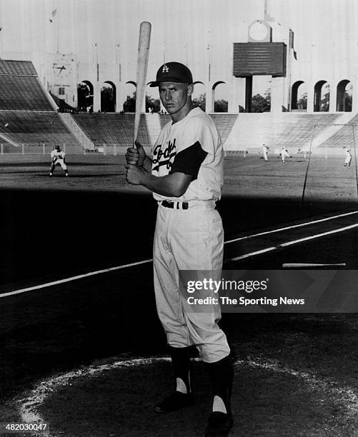 Frank Howard of the Los Angeles Dodgers poses for a photo circa 1960s.