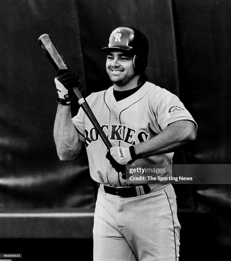 Dante Bichette of the Colorado Rockies...