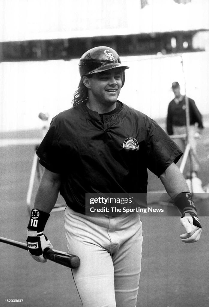 Dante Bichette of the Colorado Rockies...