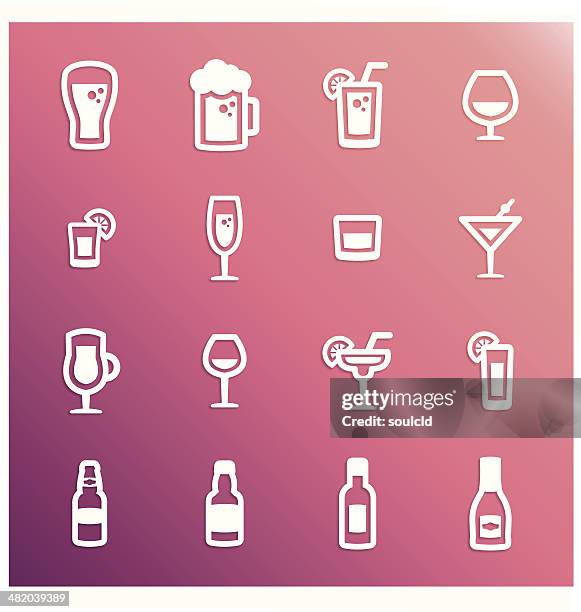 alcohol icons - mulled wine 幅插畫檔、美工圖案、卡通及圖標