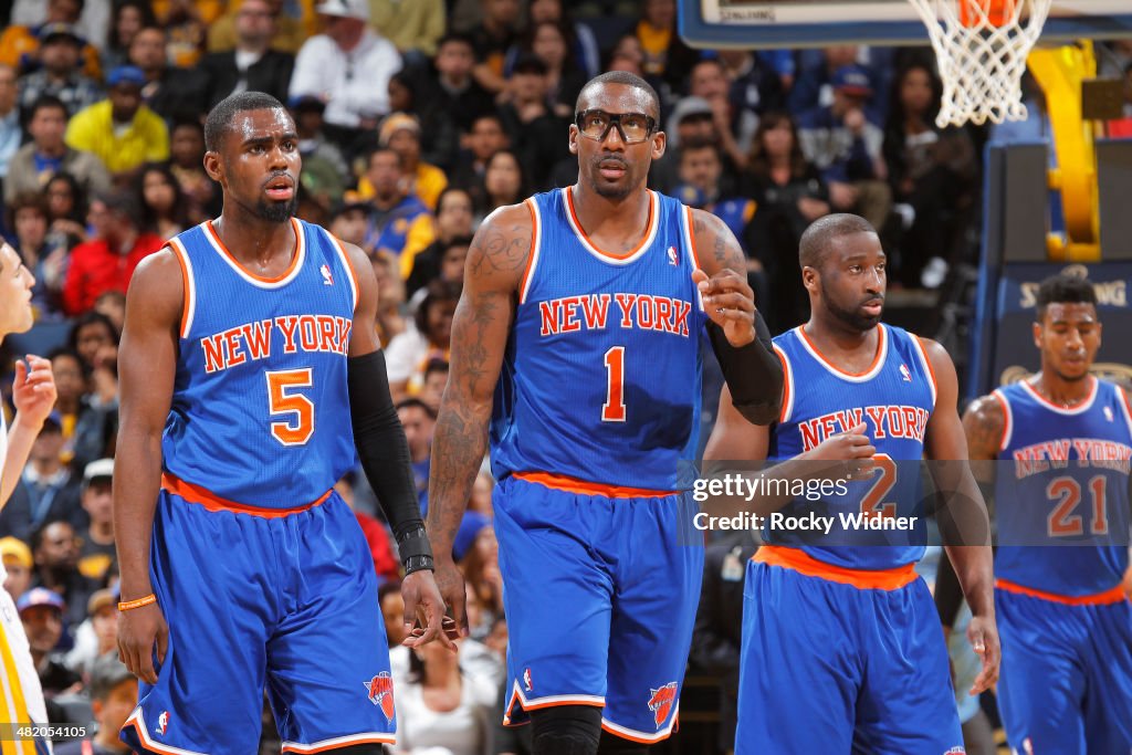 New York Knicks v Golden State Warriors