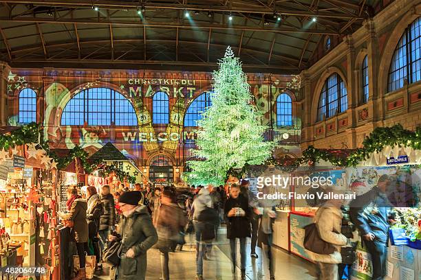 christmas in zurich, switzerland - zurich christmas stock pictures, royalty-free photos & images