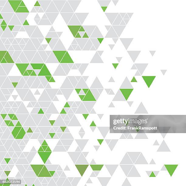 lime gray color triangle pattern - gray green stock illustrations