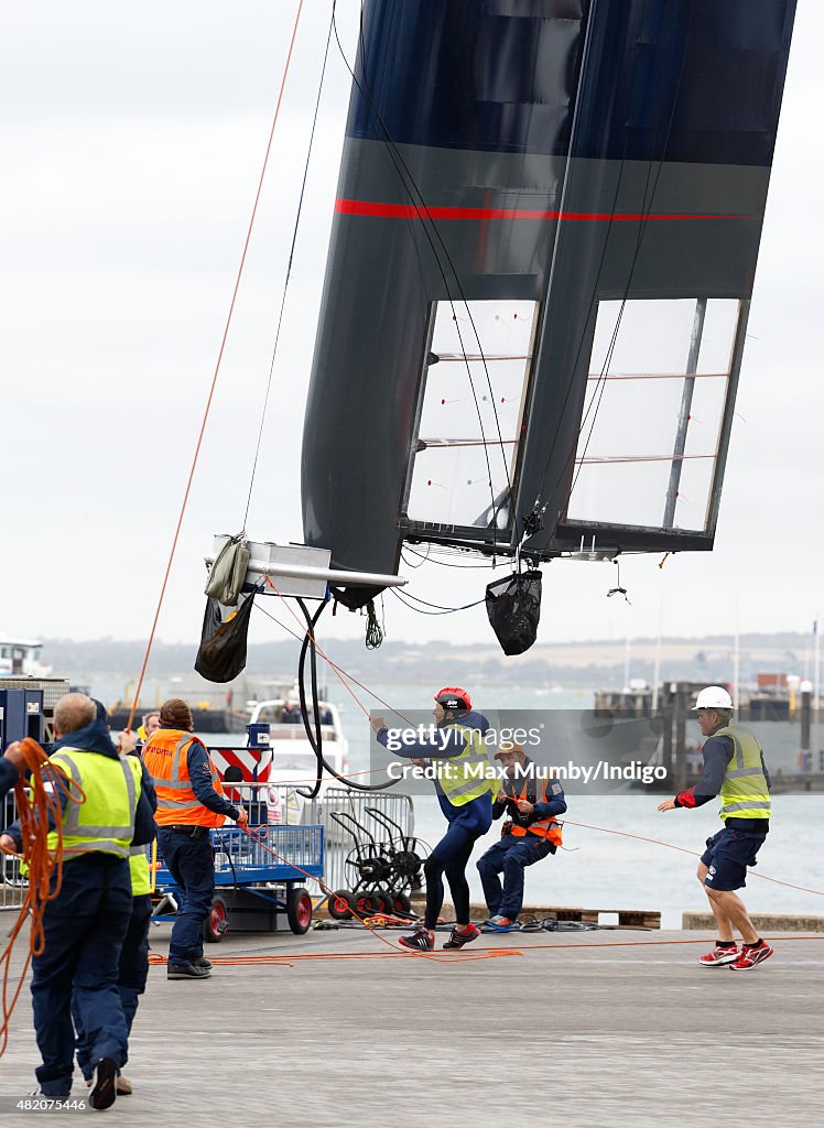 The Duke And Duchess Of Cambridge Attend The America's Cup World Series