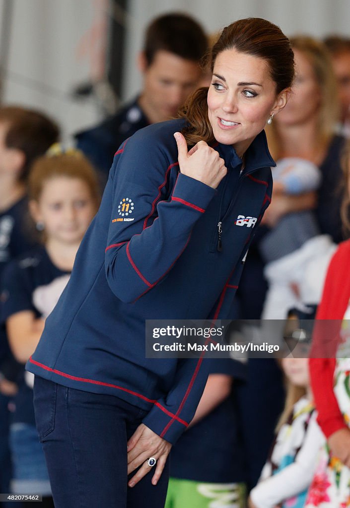 The Duke And Duchess Of Cambridge Attend The America's Cup World Series