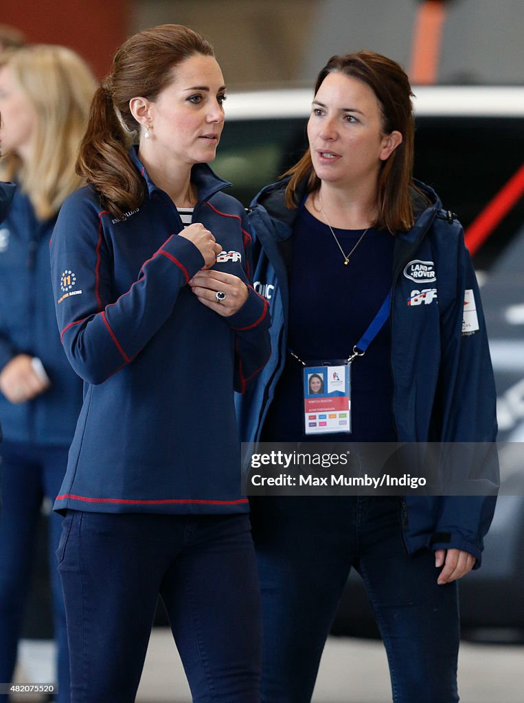 The Duke And Duchess Of Cambridge Attend The America's Cup World Series