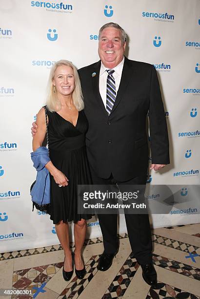 Clea Newman and Tim Rose attend the Seriousfun Children's Network 2014 New York City gala at Cipriani 42nd Street on April 2, 2014 in New York City.