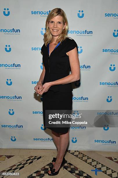 Television journalist Kate Snow attends the SeriousFun Children's Network Gala at Cipriani 42nd Street on April 2, 2014 in New York City.