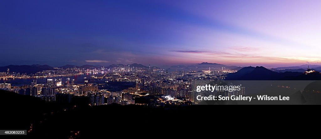 Hong Kong & Kowloon Panorama