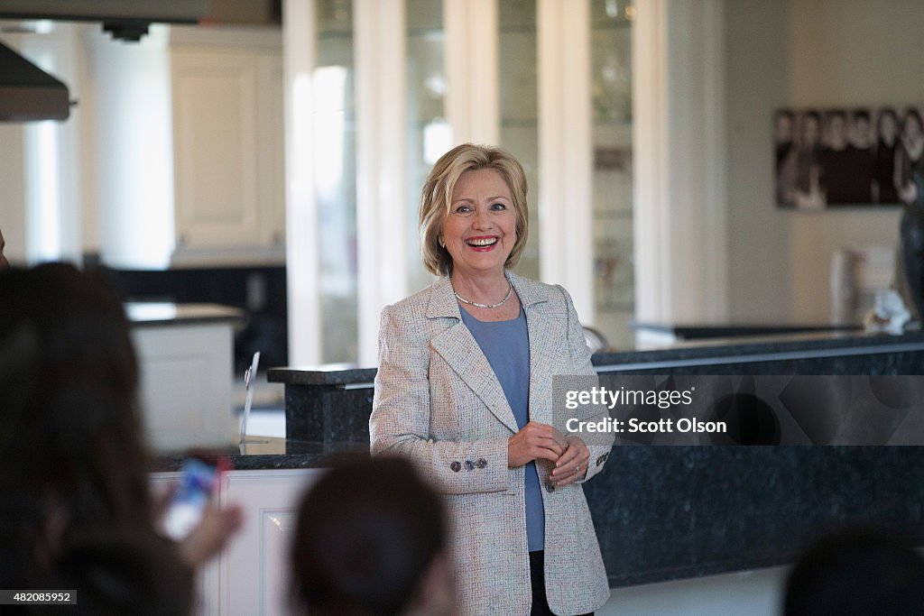 Hillary Clinton Brings Her Presidential Campaign Back To Iowa