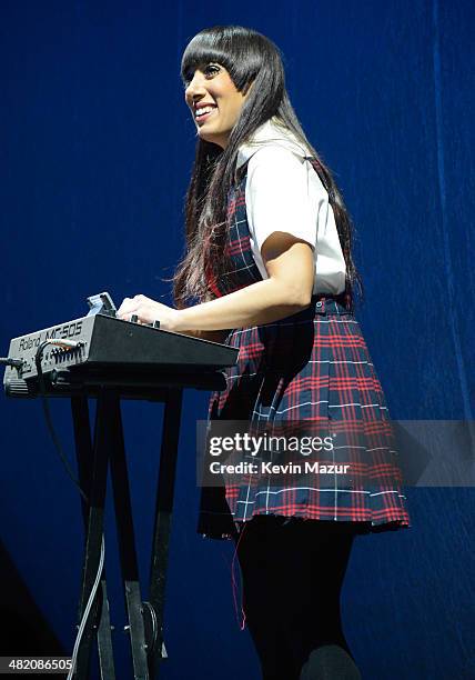 Lady Starlight opens for Lady Gaga at Roseland Ballroom on April 2, 2014 in New York City.